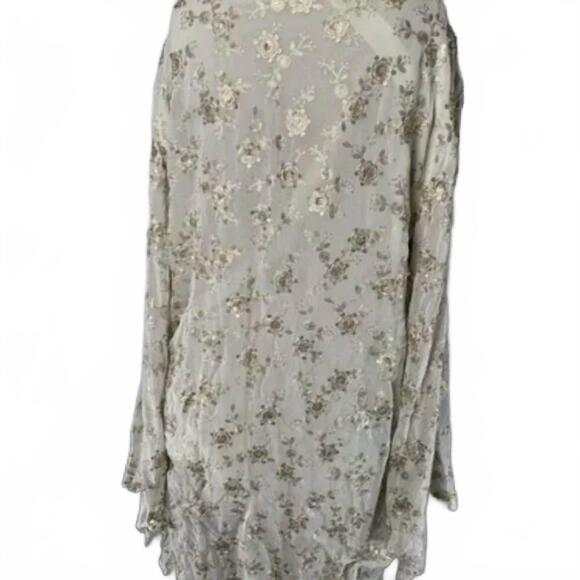 NEW VICTORIA DUNN women's violetta mini dress in ivory - Picture 2 of 4